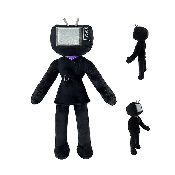 Toilette Skibidi Figurine 30cm Peluche Skibidi,170g Skibidi Toilet Poupées Jouet en Peluche Drôle Skibidi Figurines Cartoon D