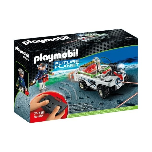 Playmobil Future Planet - 5151 - Jeu de construction - Vhicule E-Rangers command par infrarouge avec rayon lumineux