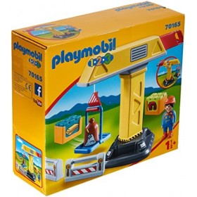Playmobil 70165 - Grue de Chantier 1.2.3 Coloré