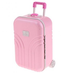 Inzopo Valise de Voyage Rose Miniature pour poupée Blythe BJD Pullip à léchelle 1/6