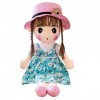 Peluche Chiffon Poupées Jouet Peluche Poupée Douce Fille Peluche Interactive Peluche Bébé Première Poupée Princesse Poupée av