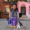 Lori – Mini Doll & Toy Dog – 6-inch Doll & Boston Terrier Pup – Play Set with Outfit, Animal & Accessories – Playset for Kids