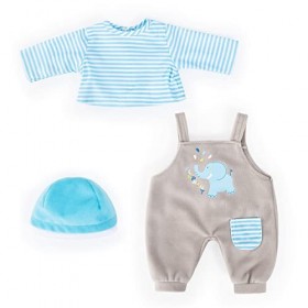 Bayer Design Design-83876AA 83876AA Vêtements pour poupée de 33-38cm, Accessoires pour Poupon, Salopette, t-Shirt, Bonnet, Bl