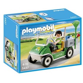 Playmobil - 5437 - Figurine - Gardien du Camping Et Véhicule De Service