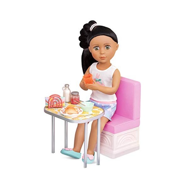Glitter Girls 14-inch Food and Tea Kettle – Table Setting Accessories – Play Dolls – Toys for Kids Ages 3+ – GG Breakfast Set