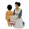 Melody Jane Maison de Poupées Victorien Maid Séchage Enfant 1:12 Personnages Figurine en Résine