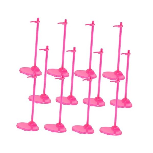 Toyvian 12 Pièces Support De Poupée Mini Présentoirs De Poupée Support De Figure Vitrine De Poupée Mini Bébé Poupées Mini Jou