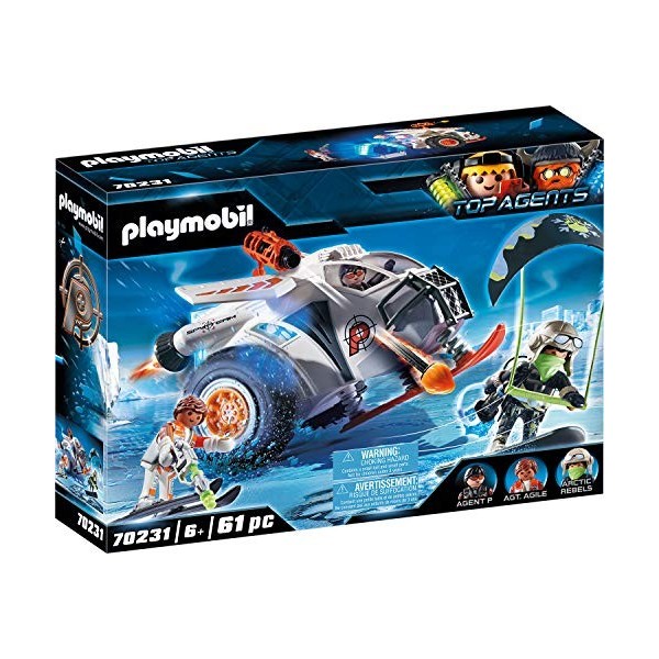 Playmobil Véhicule des neiges de la Spy Team 70231 Coloré