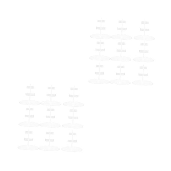 ibasenice 20 Pièces Support De Pied De Poupée Support De Figurine daction Support De Poupée Fille Support De Poupée Figure P