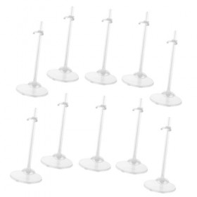TOYANDONA 10 Pièces Poupée Présentoir Présentoirs Béquille Présentoir Supports Poupée Debout Rack Poupée De Stockage Rack Pou