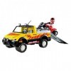 Playmobil - 4228 - Pick-up et quad de course rouge