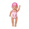 BABY born My First Swim Girl Doll 30cm - For Toddlers 1 Year and Up - Easy for Small Hands - Includes Bathing Suit and Cap