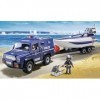Playmobil - 5187 - Figurine - Fourgon Et Vedette De Police