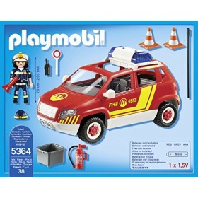 Playmobil - 5364 - Jeu De Construction - Véhicule Dintervention Avec Sirène
