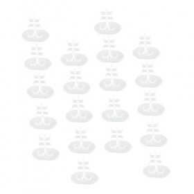 ibasenice 20 Pièces Support De Poupée Support De Poupée Fail Fix Poupées pour Filles Support Transparent De Poupées Support D