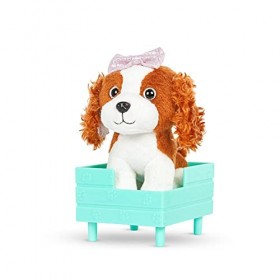 Glitter Girls- POSEABLE Plush Cavalier King Charles, Loki, 62243452404