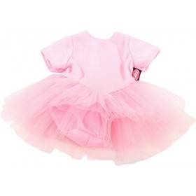 Götz 3402472 Tenue de Danse Classique pour Poupon, T. M - Dress pour Les Petites Ballerines - Petite Robe Rose pour poupons d