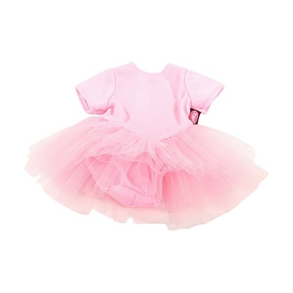 Götz 3402472 Tenue de Danse Classique pour Poupon, T. M - Dress pour Les Petites Ballerines - Petite Robe Rose pour poupons d