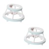 SAFIGLE 2 Pcs Maison De Poupée Trotteur Bébé Décor Miniature Meubles Enfants Panier Poupée Pépinière Jouet Maison De Poupée F