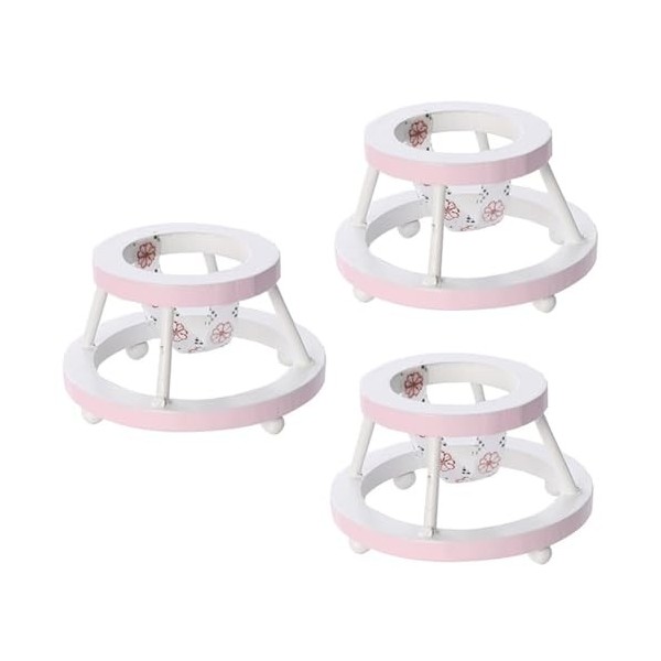 SAFIGLE 2 Pcs Maison De Poupée Trotteur Bébé Décor Miniature Meubles Enfants Panier Poupée Pépinière Jouet Maison De Poupée F