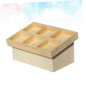 Toyvian 1 Pc Jouet De Stand De Mini-marché Stand De Marché en Bois De Maison De Poupée Stand De Fruits du Marché De La Maison