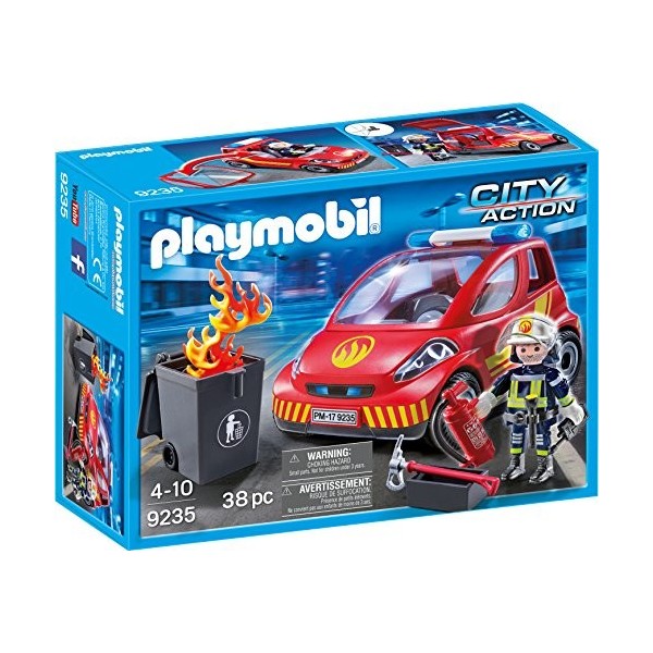 Playmobil 9235 Pompier avec véhicule dintervention