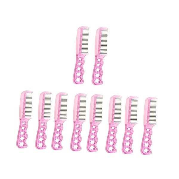 Toyvian 9 Pièces Peigne Outil pour Cheveux De Poupée Brosse à Perruque De Poupée Kit De Brosse à Cheveux De Poupée Brosse De 