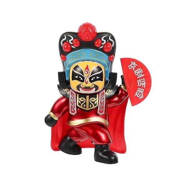 Toyvian 1 Pc Poupée Changeante De Visage De Lopéra du Sichuan Dessus De Bureau Décor Détagère De Livre Jouets De Bureau Jou