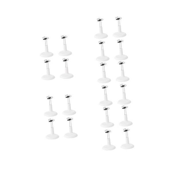 ibasenice 8 Pcs Cas Stand Support De Jouets Supports Jouets Marché Enfant Ours Modèle daction Robes Poupée Support De Rangem