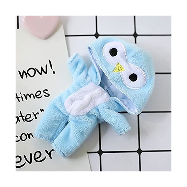 XiDonDon Nouveaux vêtements de poupée Combinaison danimaux Mignons Pyjama à Capuche pour ob11, OB, holala, GSC, 1/12bjd Acce