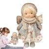 Poupée Faite à la Main, poupée Douce et Mignonne de Bon augure, Jouet en Peluche, Mini poupée de Noël pour Enfant Filles, Cad