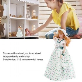 Carnaval Commerçant Poupée en Porcelaine de Maison de poupée, modèle de poupée en Porcelaine, Accessoires de décoration de Pa