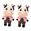 NOLITOY 1 Pc Poupée De Vache Poupée Mascotte 2021 Poupée du Nouvel an Poupée Mascotte du Nouvel an Poupée en Peluche Présente