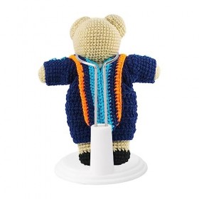 Toyvian Cadre De Support De Poupée 4 Pièces Jouets en Bois pour Enfants Nombre De Jouets Modèles en Métal Support De Support 