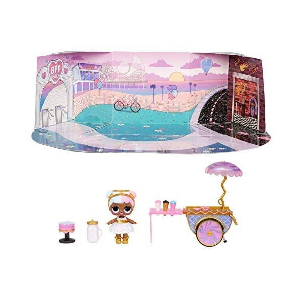 L.O.L Surprise! OMG Série House of Surprises – Baignoire avec Yacht B.B. – Poupée de Collection avec 8 Surprises Dont Un Meub