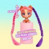 VIP PETS Mini Fans Glam Gems S4, Poupée à Coiffer Petite Chienne Surprise à Collectionner avec un Look Brillant et des Cheveu