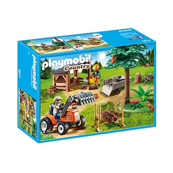 Playmobil 6814 Véhicule de débardage avec bûcherons