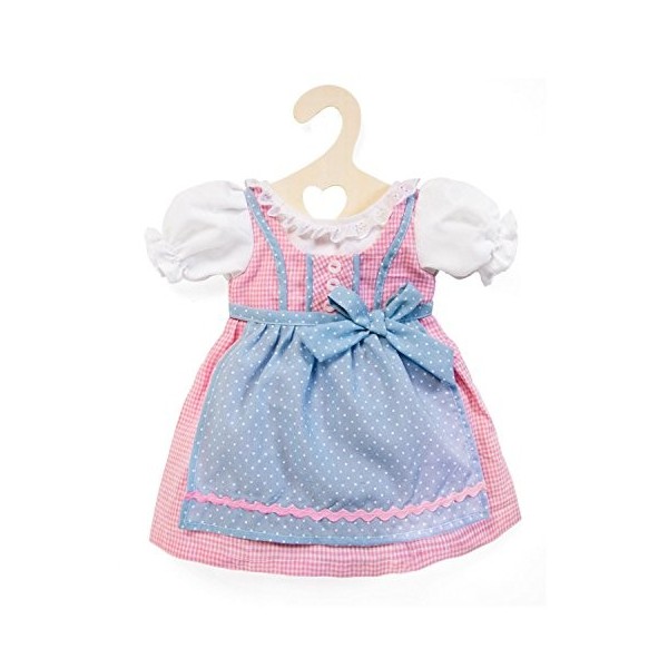 Heless 1111 - Fesches Dirndl, pour poupées, taille 28 - 33 cm, assorties