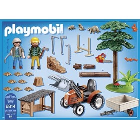 Playmobil 6814 Véhicule de débardage avec bûcherons