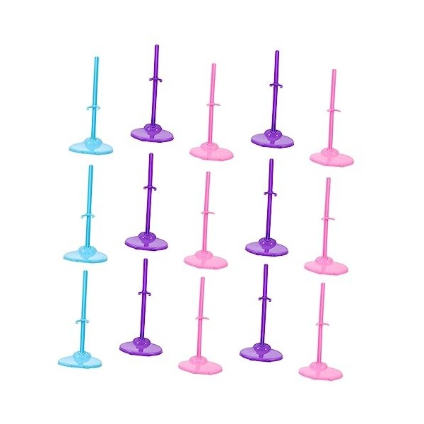 Toyvian 20 Pièces Panier Jouet Figurine Support De Support De Poupée Support De Modèle De Mannequin Support De Poupée Jouet S