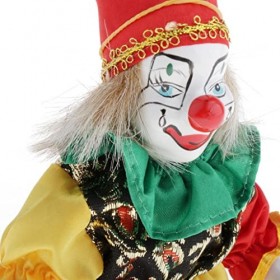 MagiDeal Clown Poupée Halloween Ornement de Noël Bouffon Jouet pour
