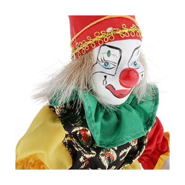 MagiDeal Clown Poupée Halloween Ornement de Noël Bouffon Jouet pour