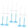 Toyvian 24 Pièces Poupée Debout Pince Fille Poupées Accessoires pour Filles Mini Figurine daction De Poupée Support De Poupé