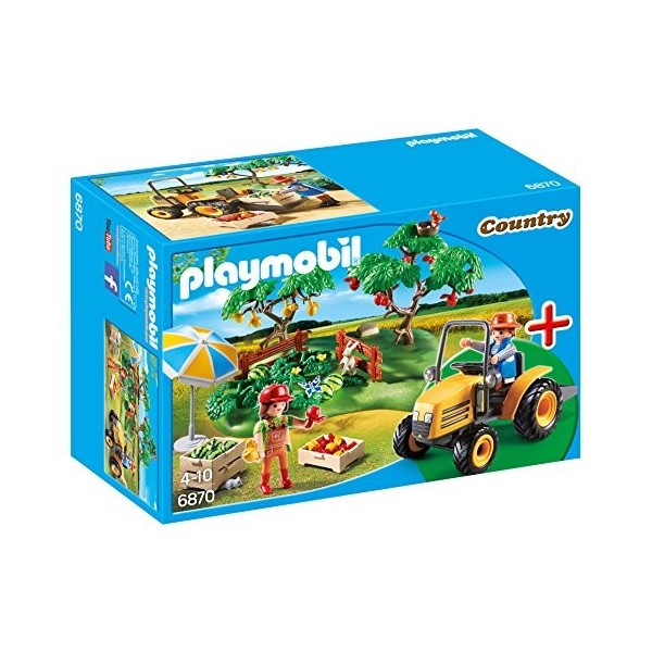 Playmobil 6870 Starter Set Couple de fermiers avec verger