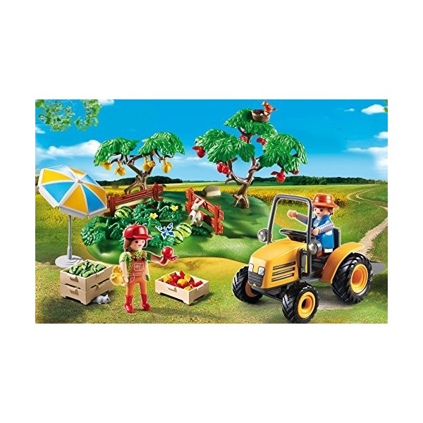 Playmobil 6870 Starter Set Couple de fermiers avec verger