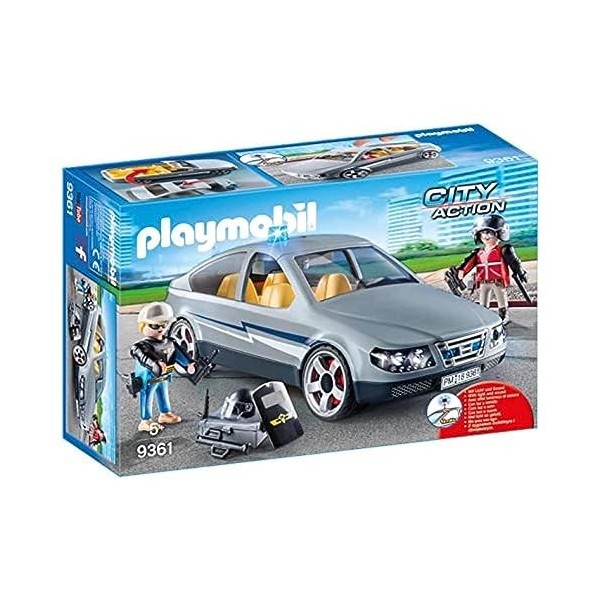 Playmobil 9361 Jouet, Véhicule de Policier en Civil Coloré