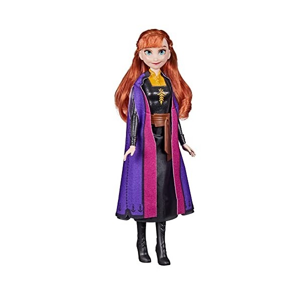 Disney F0797 2 Frozen Shimmer Anna Fashion Doll, Skirt, Shoes, and Long Red Hair, Toy for Kids 3 Years Old and Up