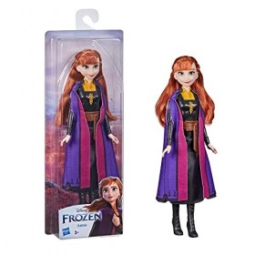 Disney F0797 2 Frozen Shimmer Anna Fashion Doll, Skirt, Shoes, and Long Red Hair, Toy for Kids 3 Years Old and Up