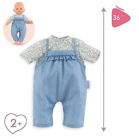 Corolle - Blouse et Salopette, vêtements, pour poupon 36cm, dès 2 ans, 9000141200