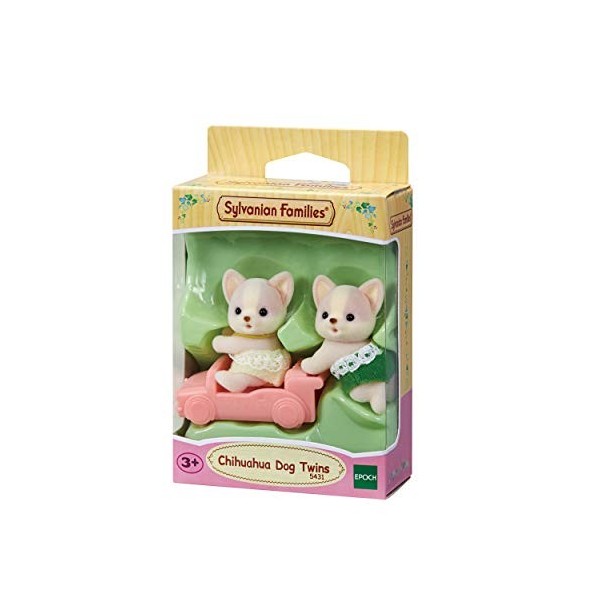 Sylvanian Families - Le Village - Les jumeaux Chihuahua - 5431 - Jumeaux et Bébés - Mini Poupées